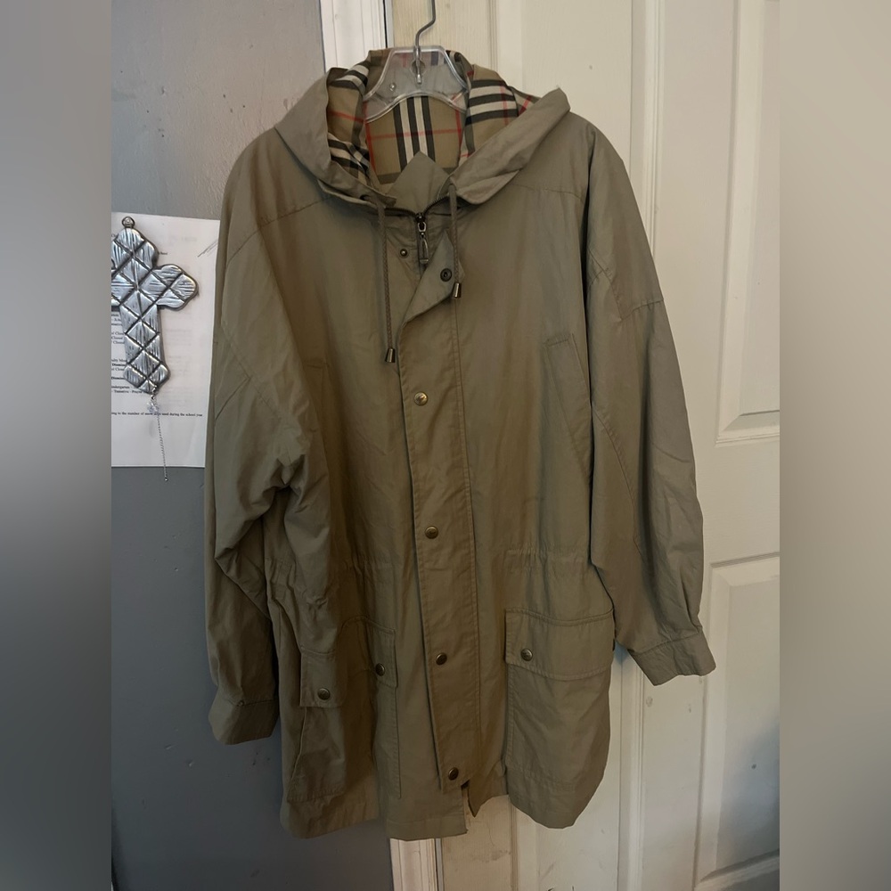 Burberry Tan Hooded jacket
